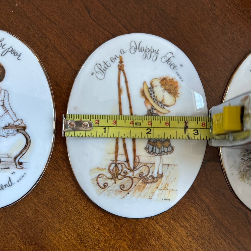 Lot of 6 - Vintage Holly Hobbie Japanese Porcelain Plates